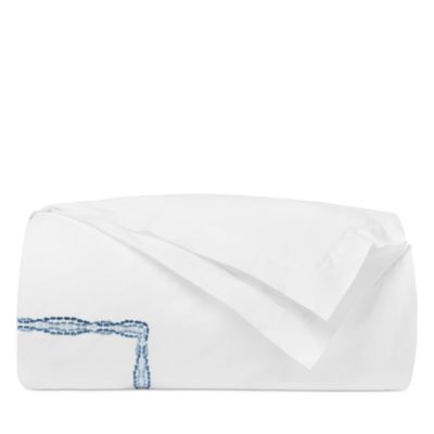 Cobblestones Cotton Embroidered Duvet Cover, Full/Queen