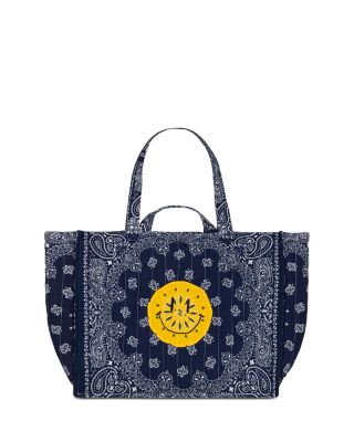 Maxi Cabas Quilted Bandana Tote
