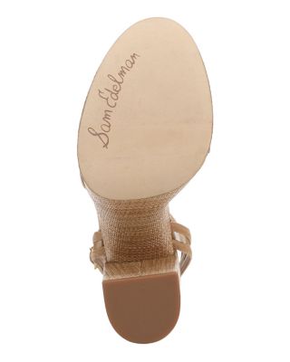 Women's Sandy Block Heel Platform Sandals