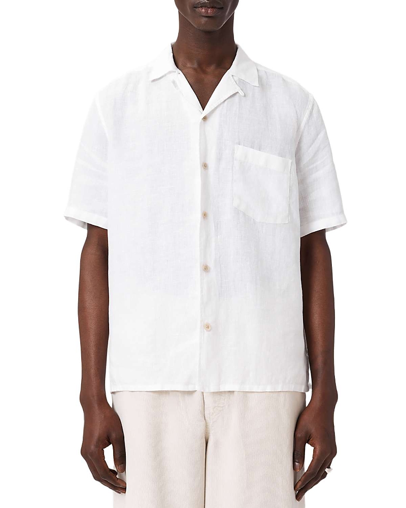 Allsaints Oversized Fit Linen Shirt
