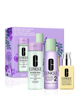 Healthy Skin System for Dry Combination Skin Types Skincare Gift Set ($84 value)