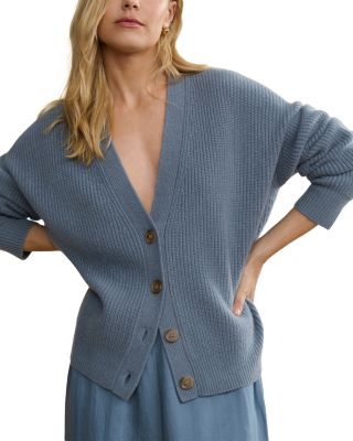Cropped Cashmere Cocoon Cardigan