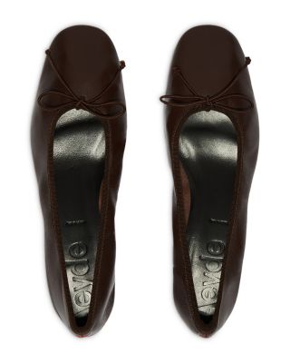 Women's Onda Leather Bow Flats