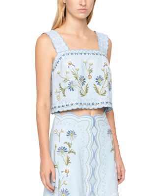 Audra Embroidered Tank