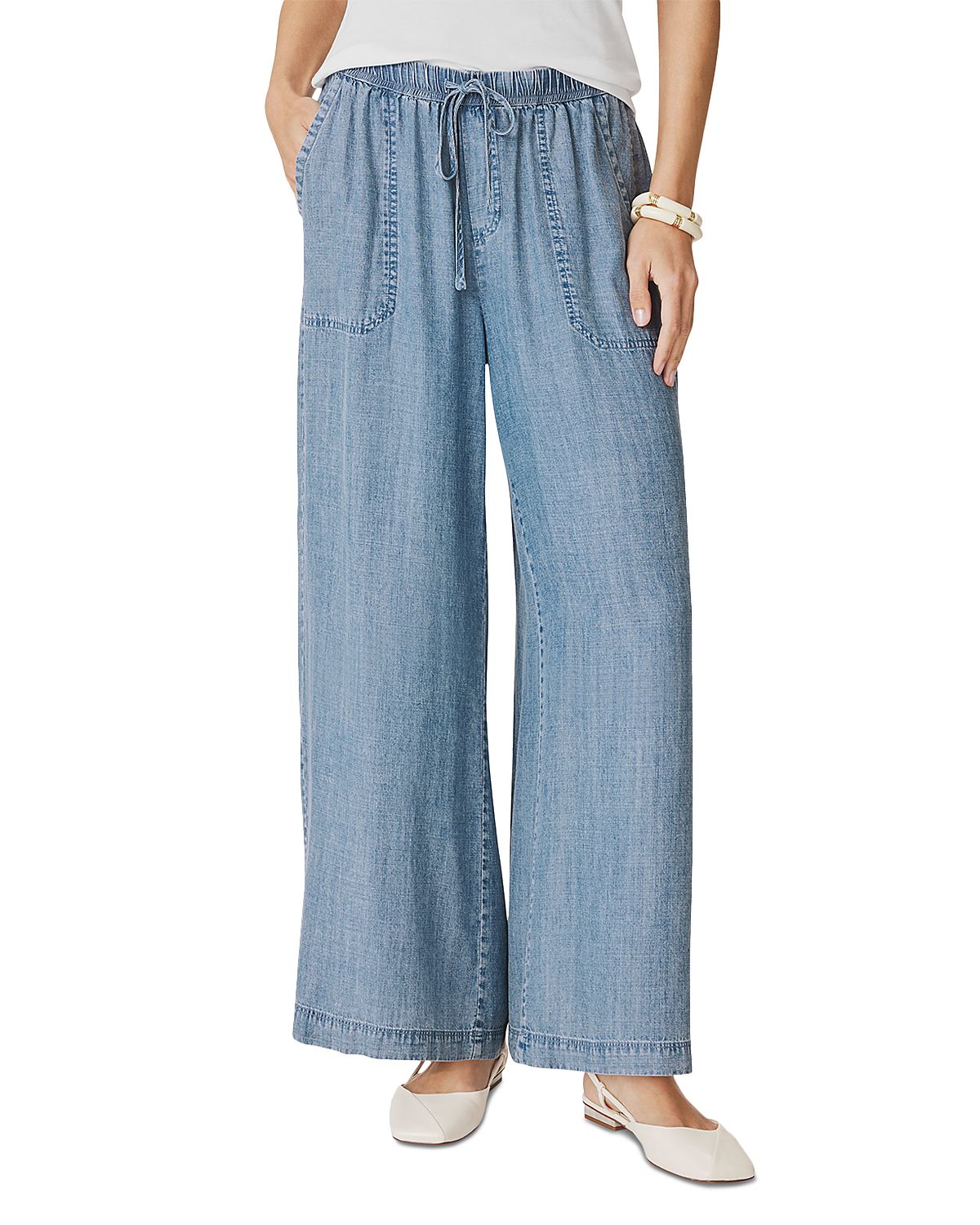 Splendid Angie Drawstring Palazzo Pants