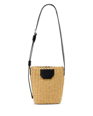 Alba Small Paper Straw Crossbody Bag