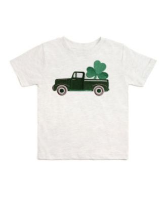Boys' Shamrock Truck Patch St. Patrick's Day Short Sleeve T-Shirt - Little Kid, Big Kid