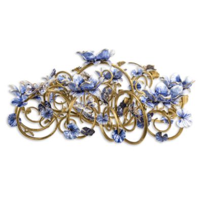 Claudine Floral & Butterfly Candelabra