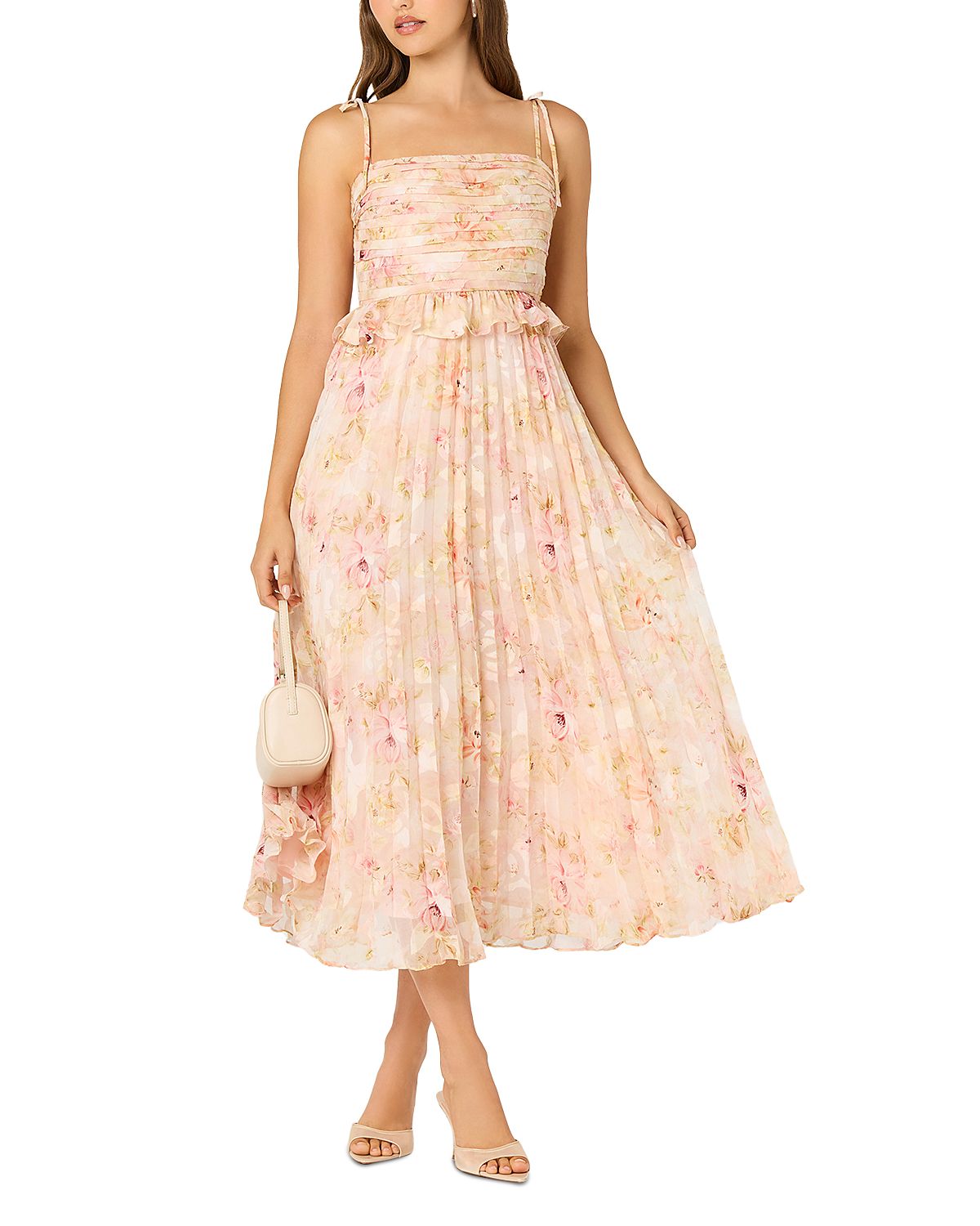 Astr the Label Emerys Pleated Dress