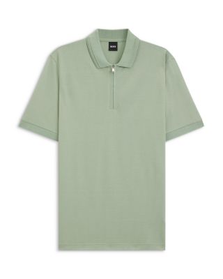 H Paras Quarter Zip Polo Shirt