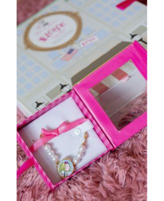 Girls' Eloise Bow Pearls Cameo Bracelet - Little Kid, Big Kid