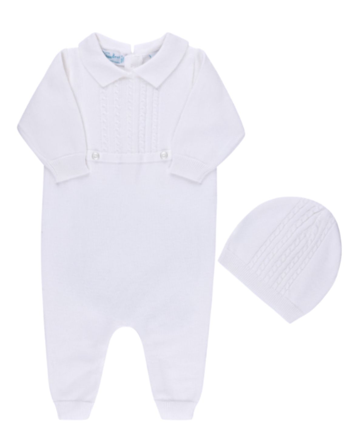Feltman Brothers Boys' Cable Knit Longall with Hat - Baby