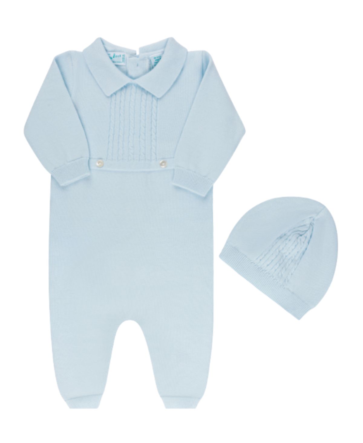 Feltman Brothers Boys' Cable Knit Longall with Hat - Baby