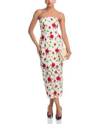 Kait Rose Embroidered Lace Dress