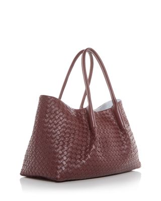 Pinacoteca Reversible Intrecciato Leather Tote