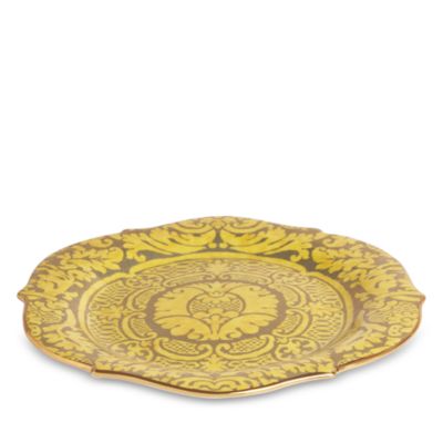 Fortuny Orsini Yellow Round Platter