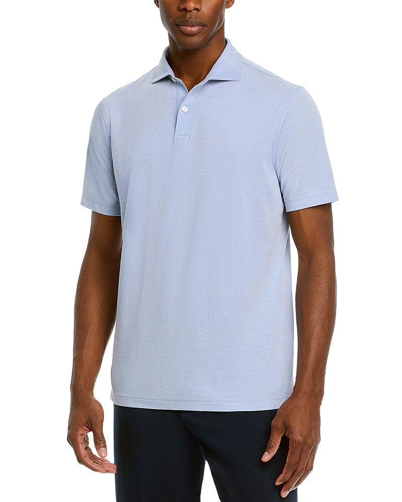 Peter Millar Crown Crafted Albatross Cotton-Blend Pique Polo · XXL