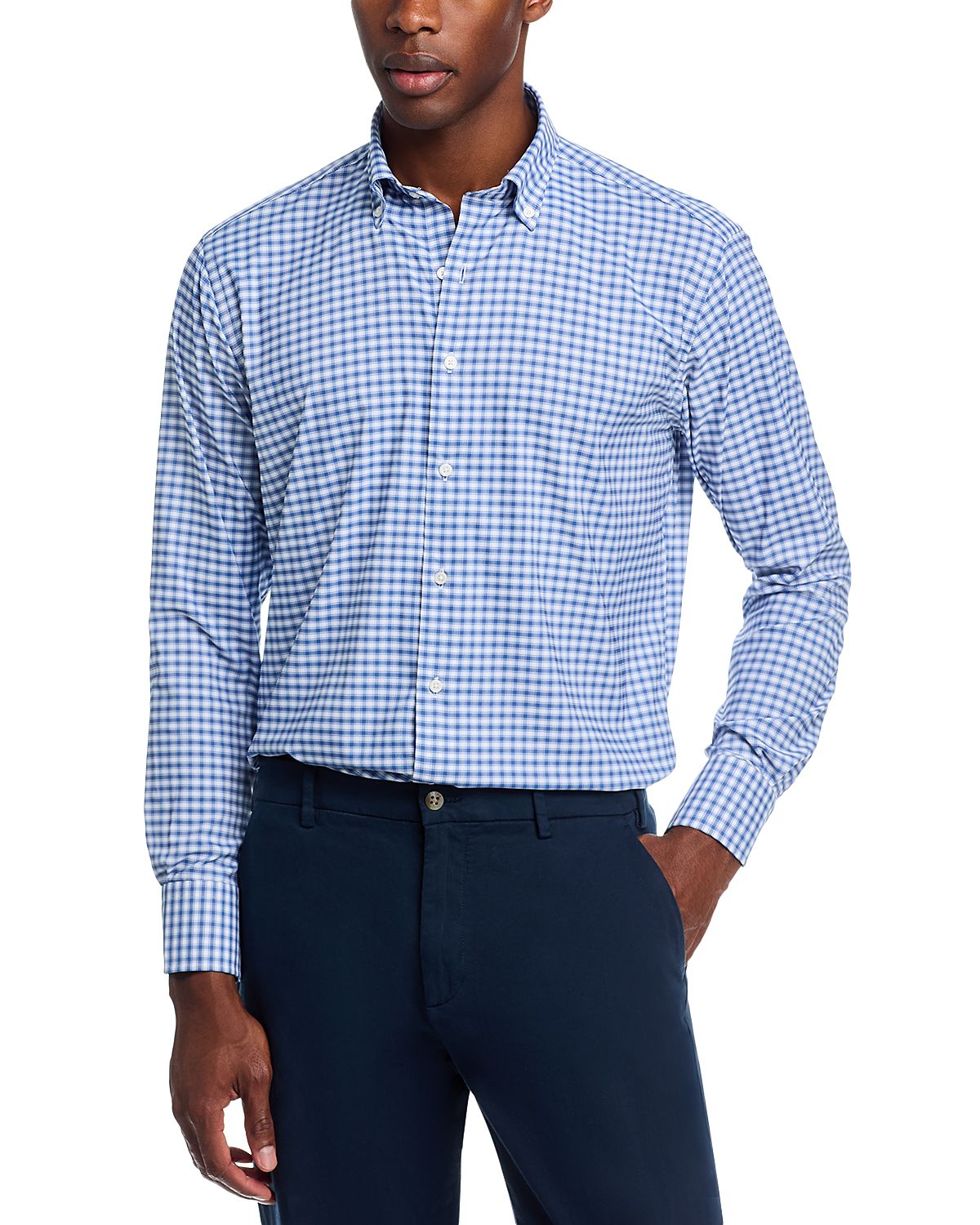 Peter Millar Lewis Performance Twill Sport Shirt