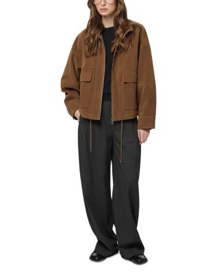 Kate Faux Suede Bomber