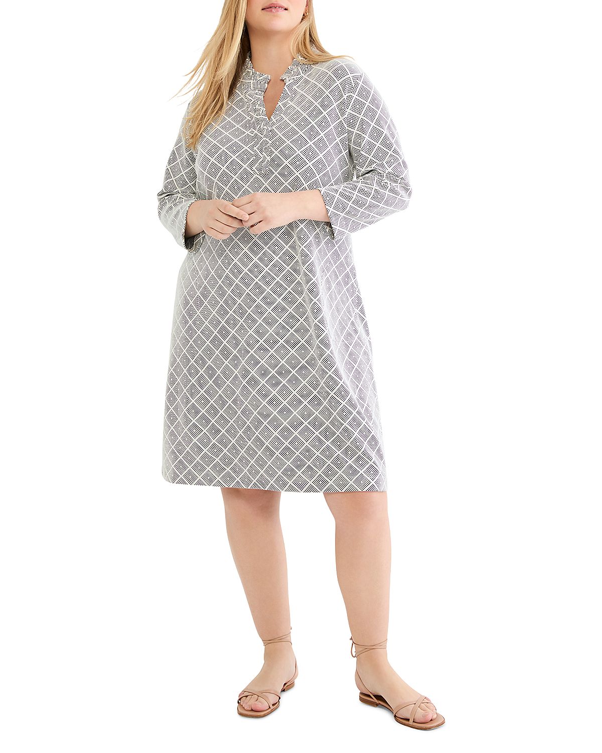 Nic+Zoe Plus Diamond Etching Clementine Dress