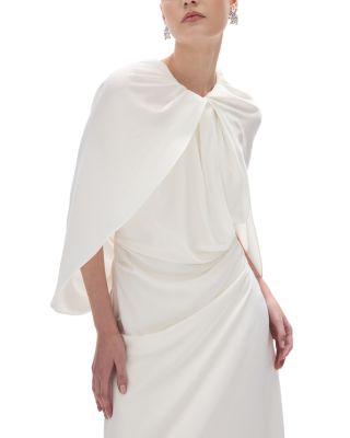 Hallie Draped Cape Gown