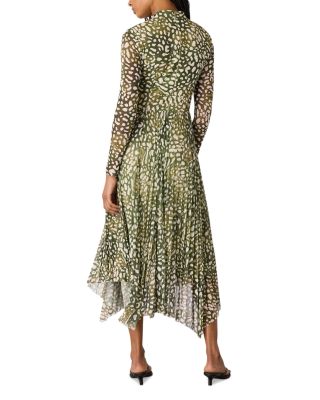 Animal Print Mesh Dress