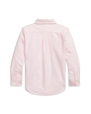 Boys' Striped Cotton Oxford Shirt - Little Kid