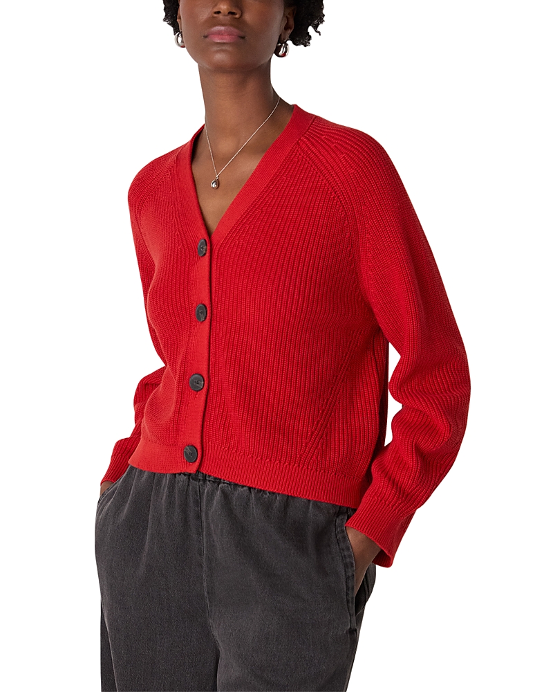 Whistles Petites V Neck Cardigan