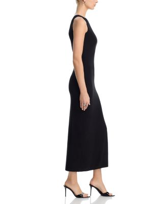 One Shoulder Side Slit Long Dress
