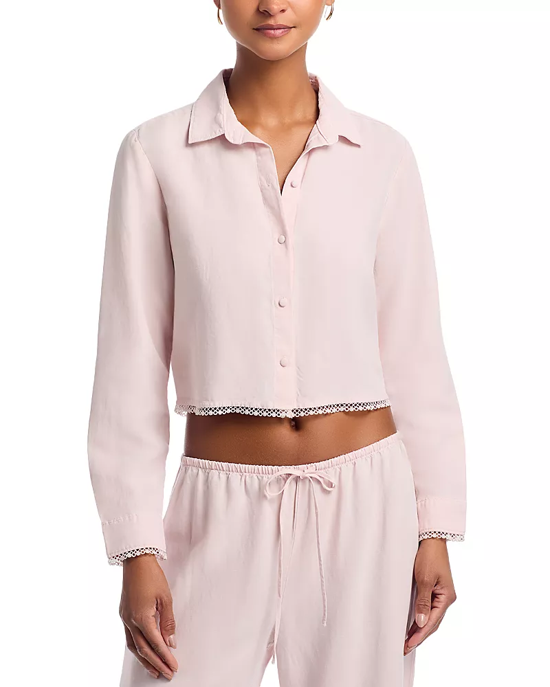 Bella Dahl Crop Long Sleeve Shirt