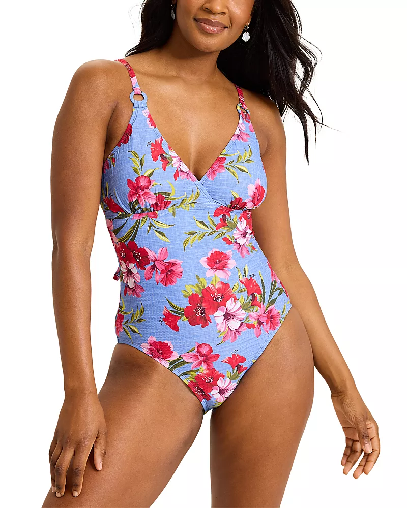 Tommy Bahama Lace Up Back Swimsuit