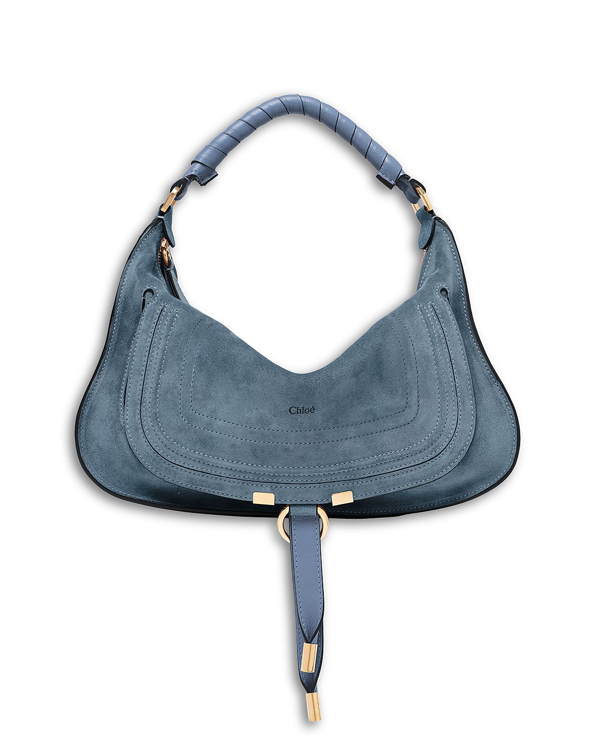 Chloe Marcie Suede Shoulder Bag