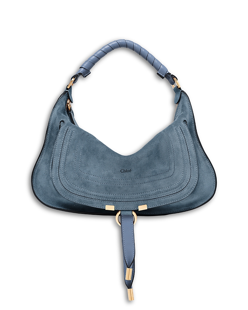 Chloe Marcie Suede Shoulder Bag · OS