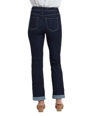 Marilyn High Rise Triple Stitch Straight Jeans in Morning Tides