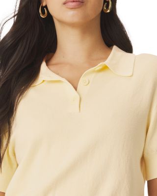 Christa Polo Short Sleeve Sweater