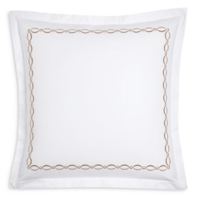 Brando Embroidered Percale Bedding Collection - Exclusive