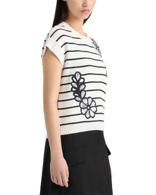 Sleeveless Sequin Detail Sweater 