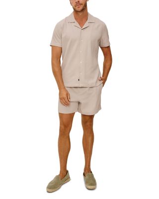 Amalfi Khaki Check Seersucker Shirt