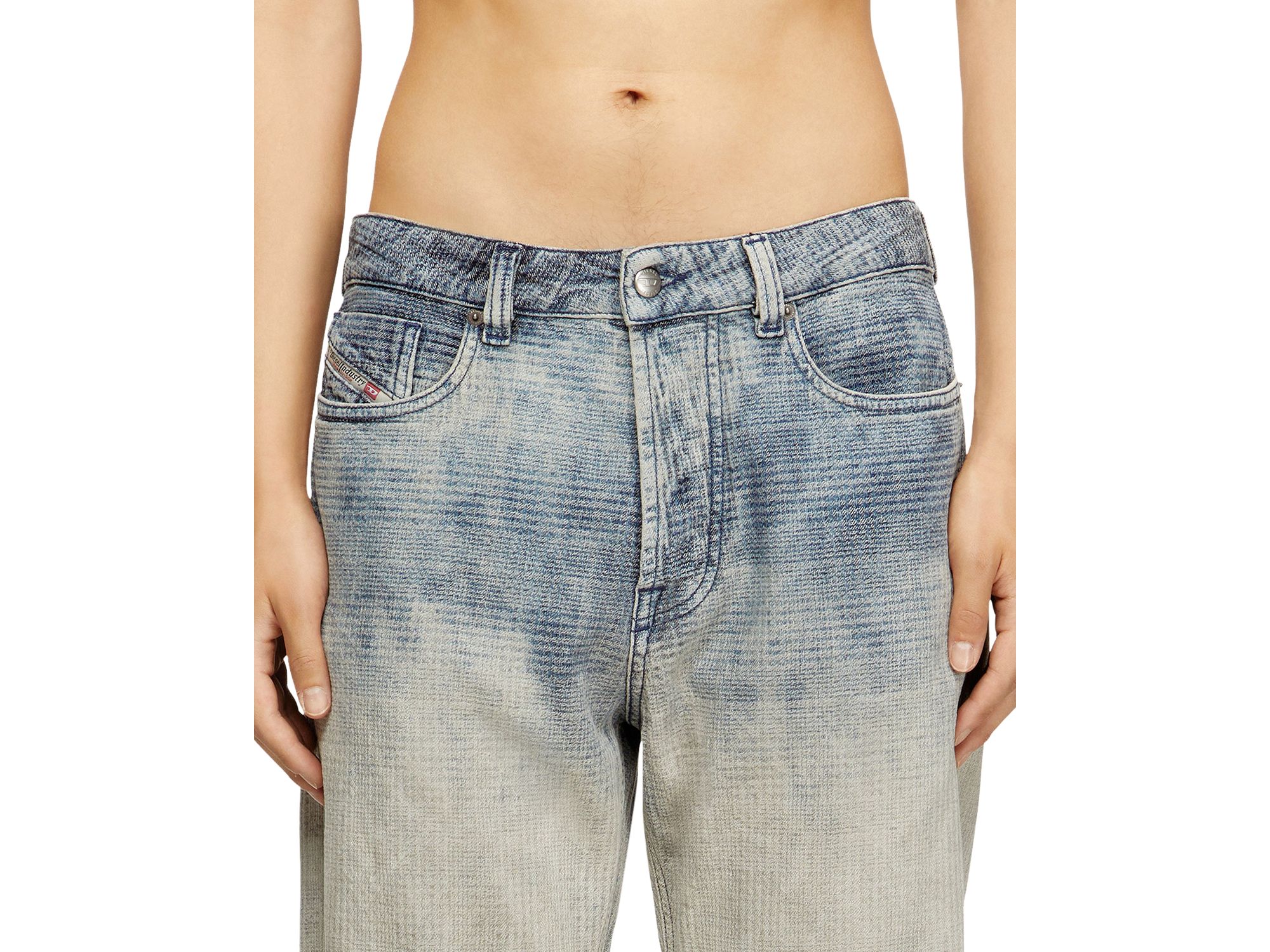 Relaxed Fit Washed Jeans — Image 4