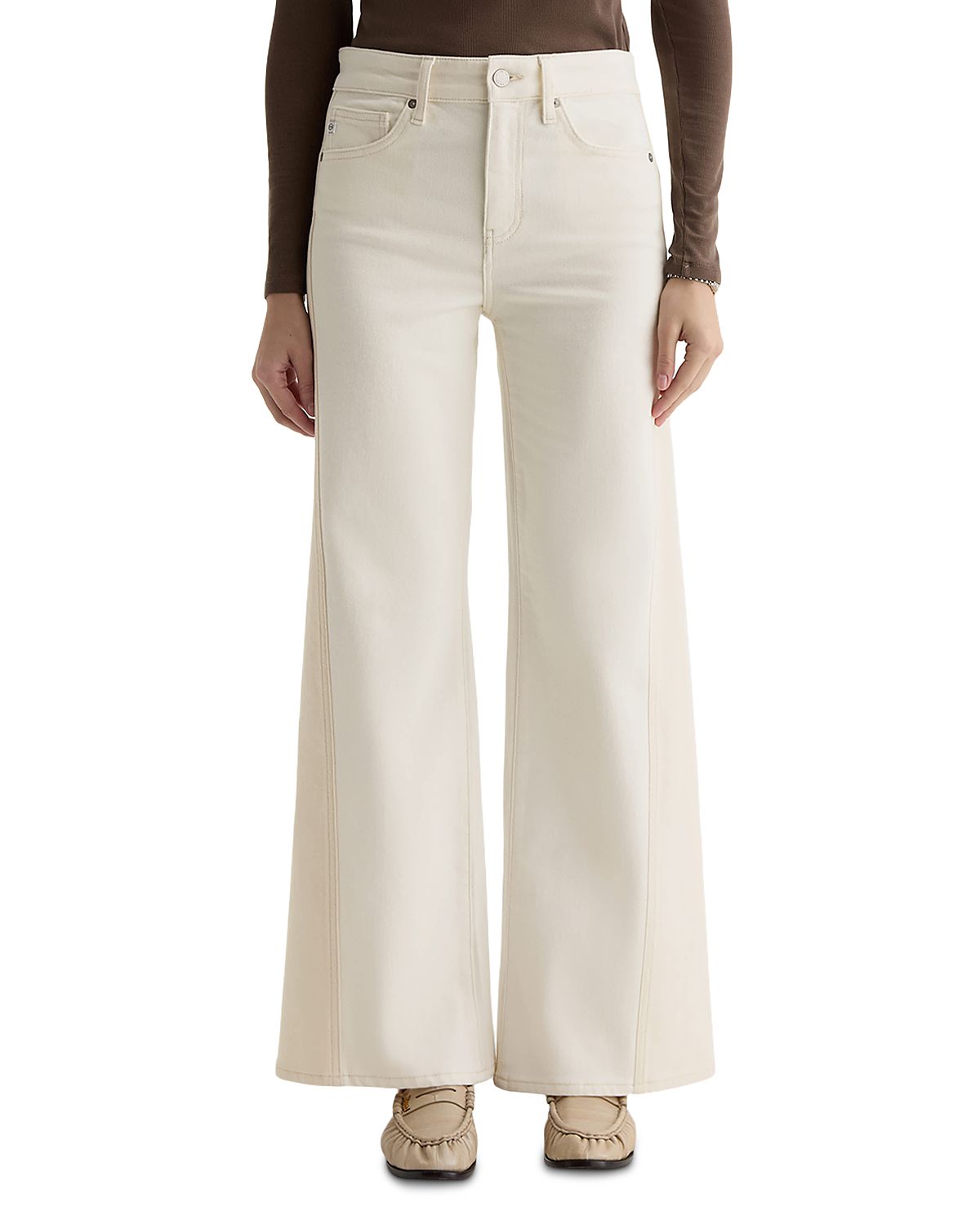 Ag Saige Mid Rise Wide Leg Jeans