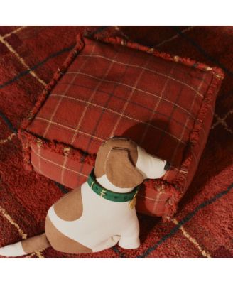 Tartan Handloom Pouf