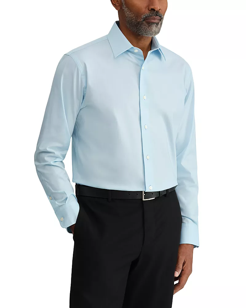 The Men's Store at Bloomingdale's Regular Fit Stretch Dress Shirt - Exclusive