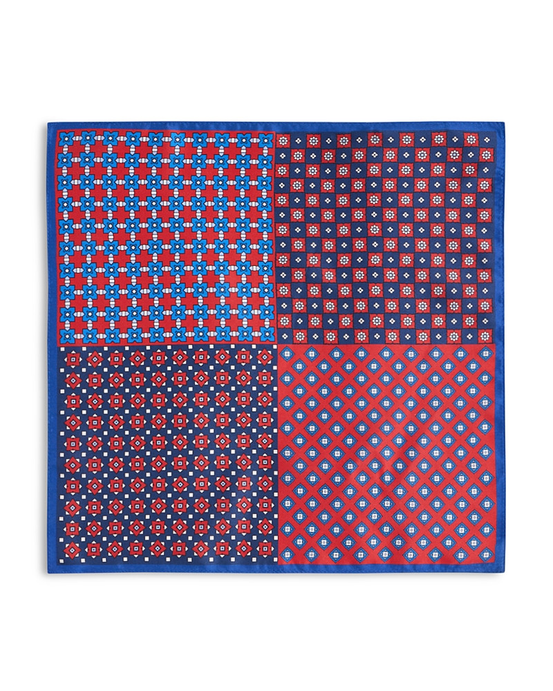 The Men's Store At Bloomingdale's Geometric Quadrant Silk Pocket Square · OS