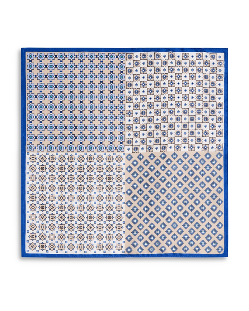 The Men's Store At Bloomingdale's Geometric Quadrant Silk Pocket Square · OS