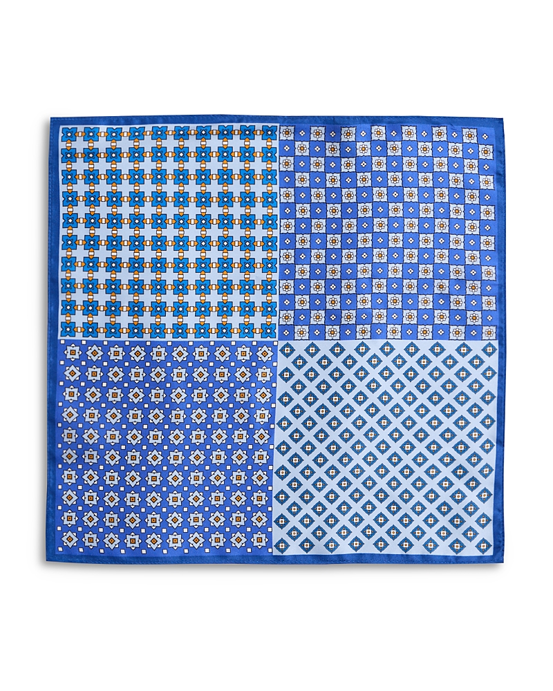The Men's Store At Bloomingdale's Geometric Quadrant Silk Pocket Square · OS