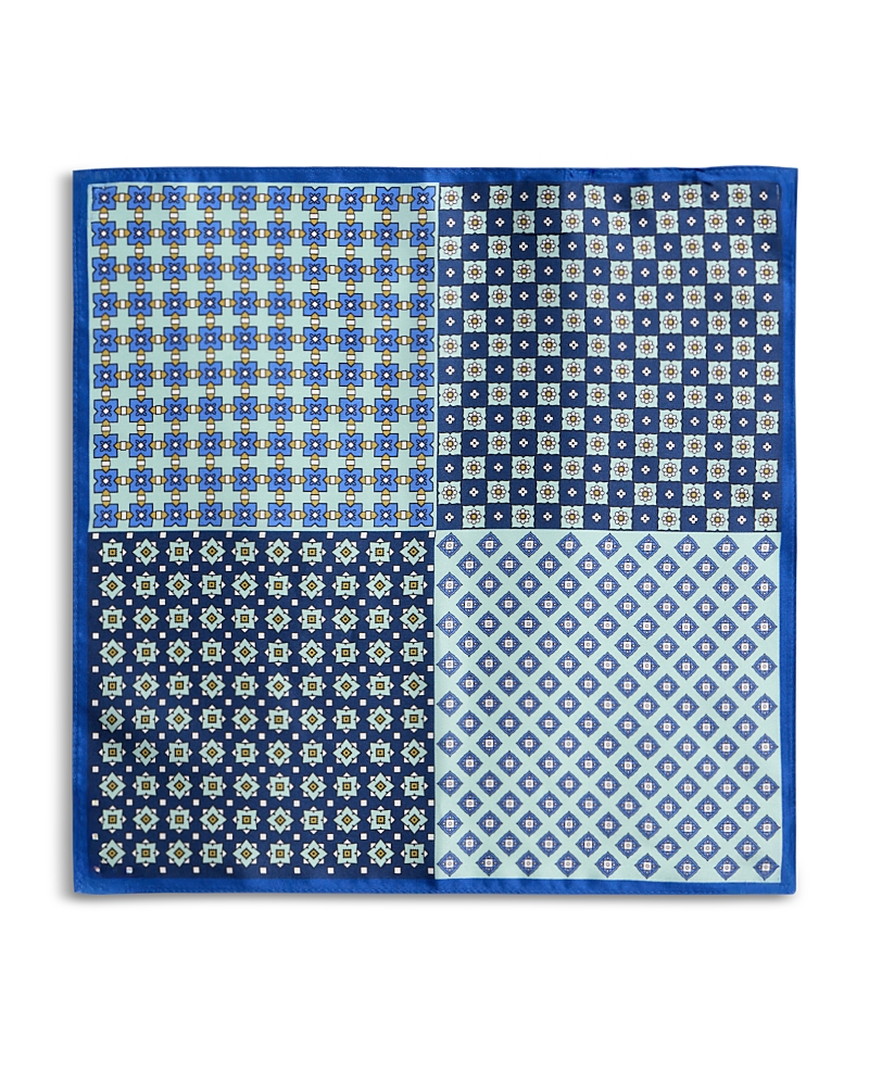 The Men's Store At Bloomingdale's Geometric Quadrant Silk Pocket Square · OS