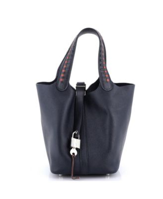 PM Picotin Lock Bag Tressage Epsom