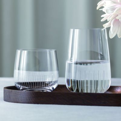 Afina Double Old Fashioned Glass, Set of 4