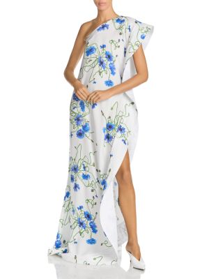 Envers Satin Asymmetrical Dress