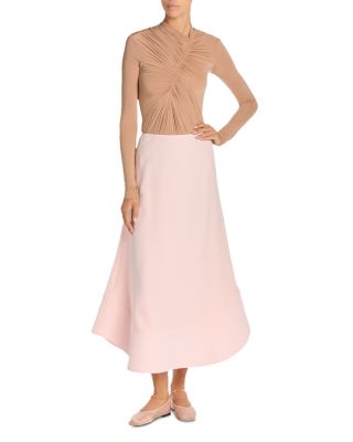 Silk Midi Skirt